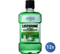 12X Bundle Listerine Bain De Bouche 500 Ml. Dents Et Gencives Vert