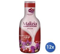 12X Bundle Malizia Bain 1000 ML. Baies/Fleurs De Goji