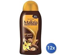 12X Bundle Malizia Douche 300 ML. Argan/Vanille Velouté