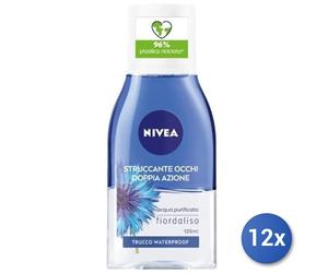 12X Bundle Nivea Démaquillant Pour Les Yeux Double Action 125 Ml