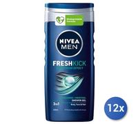 12X Bundle NIVEA Douche Homme 250 ML. Fresh Kick