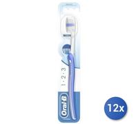 12x Bundle Oral-b Brosse à Dents 1-2-3 Indicateur 35 Moyenne