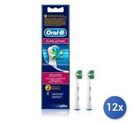 12x Bundle Oral-b Brosse à Dents Électrique Recharge 2 Pièces Floss Action