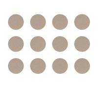 cyclingcolors 12x Cache vis adhésif autocollant diamètre 40mm protection bouchon trou obturateur meuble table chaise maison, Cappuccino