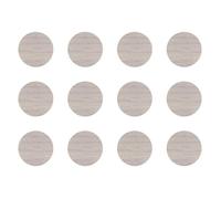 cyclingcolors 12x Cache vis adhésif autocollant diamètre 40mm protection bouchon trou obturateur meuble table chaise maison, Chêne blanc