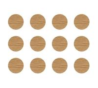 cyclingcolors 12x Cache vis adhésif autocollant diamètre 40mm protection bouchon trou obturateur meuble table chaise maison, Chêne