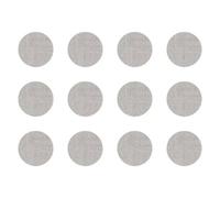 12x Cache Vis Adhésif Autocollant Diamètre 40mm Protection Bouchon Trou Meuble, Lin F553 Multicolore