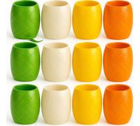 12x Cadeaulint - Krullint Set - 5mm x 20m - Cadeaulint coloré - Polyester - Voor Cadeaus, Feestdecoraties en DIY