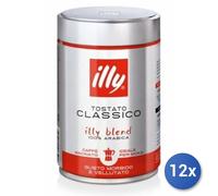 12X Café Illy Tosté Classique Gr 250 Moka