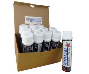 12x Capsules de combustible à gaz Ø 31,5x115 mm - Compatibles avec le cloueur à béton Spit Pulsa 700 - Réapprovisionnement professionnel en gaz pour les chantiers et l’utilisation prolongée