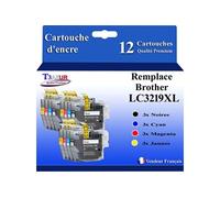 - 12x Cartouches d'encre compatibles avec Brother MFC-J6935DW, MFC-J6935DWF remplace Brother LC3217, LC3219 XL