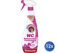 12x Chanteclair Pulvérisateur Salle De Bains Mousse Javel 625 Ml Fabriqué Italie