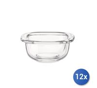 12x Cocotte En Verre Transparent Gala Bormioli Rocco 9x8 Cm12,5