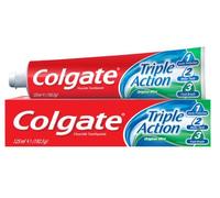 12X Colgate Dentifrice Soin Dentaire 125 Ml Triple Action Fluorure Crème