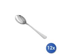 12X Cuillères America Moka En Acier Inoxydable, Argent