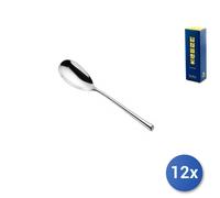 12X Cuillères En Acier Inoxydable Moka Trompette, Argent