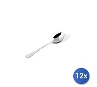 12X Cuillères Hôtel Moka En Acier Inoxydable, Argent