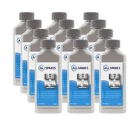 AllSpares Détartrant universel liquide (12x 250ml) pour Delonghi / Saeco / Philips DLSC003 / CA6702