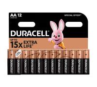 Pack de 12 piles Duracell Plus MN1500/LR6 Mignon AA
