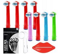 12x embouts de brosse à dents pour les enfants Kids Soft Bristles interchangeables