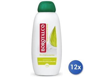 12X Ensemble Borotalco Bain 450 ML. Bergamote Thé Vert Revitalisant
