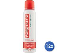 12x Ensemble Borotalco Déodorant Spray 150 Ml. Intensif Fabriqué En Italie
