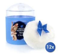 12X Ensemble De Talc Pot 250 Grammes Felce Azzurra Avec Poussière