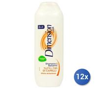 12X Ensemble Dimension 2En1 Shampooing 250 Ml. Normaux Orange