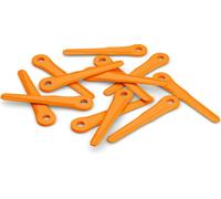 Jeu de 12 couteaux en plastique orange pour PolyCut 7-3, 27-3, 47-3 STIHL