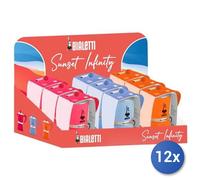 12X Lot Bialetti Moka Rainbow Expo Assorti 3 Tasses