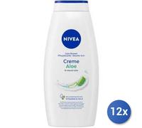 12X Lot Nivea Bain Crème Aloe Ml 750 Neuf