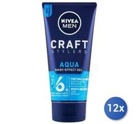 12X Lot Nivea Gel Tube 150 Ml. 6 Aqua Gel 89033
