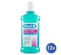 12X Lot Oral-B Bain De Bouche 500 ML. Dents Et Gencives Vert Clair