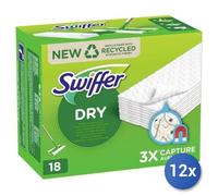 12X Lot Swiffer Chiffon Remplacements X 18 Pièces