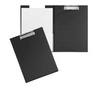 12x MAUL 23392-90 Chemise à pince avec film protecteur DIN A4 noir