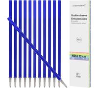12x mines de rechange effaçables bleues compatibles avec Legami pointe de stylo facile à effacer 0,7 mm, hauteur 13 cm