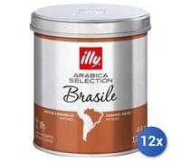 12x Multipack Illy Café Moulu Arabica Gr 125
