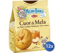 12X Multipack Mulino Bianco Biscuits Coeur De Pomme 300