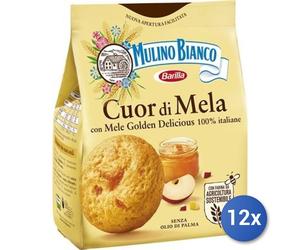 12X Multipack Mulino Bianco Biscuits Coeur De Pomme 300