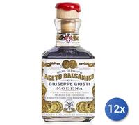 12x Multipack Vinaigre Giusti Balsamique 2 Méd Cubique Ml 250
