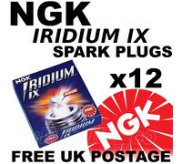 12x NGK Iridium Extension Allumage Bougies Mercedes CLK320 3.2 208 Série V6 97>