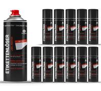 12x OCTOPUS Dissolvant d'étiquettes, dissolvant d'adhésifs, dissolvant de colle, spray dissolvant d'étiquettes avec le pouvoir de l'huile d'orange, 200 ml