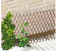 12x osier Treillis de jardin Aide pour plantes grimpantes Protection visuelle Pliable