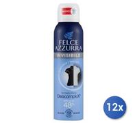 12x Pack De Déodorant Spray Invisible Felce Azzurra 150 Ml