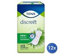 12X Pack Tena Lady Serviettes Normal X 12 Discrètes