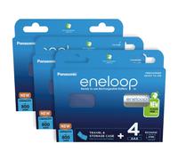 12X Panasonic Eneloop AAA 800mAh Piles Rechargeables Ni-MH + Boîte