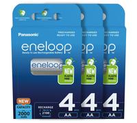12x Piles AA Rechargeables Panasonic Eneloop 2000mAh Ni-MH Accu LR06 BK-3MCCE