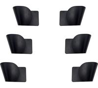 12x Porte-couvercles de casseroles Lot de 3 Porte-couvercles de casseroles Organisateur de couvercles de casseroles Rangement de couvercles Rangement de couvercles Accroche-couvercles noir