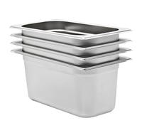 12x Récipients Gastronorm GN 1/3 20 mm Inox Restaurant Hôtel Cuisine vidaXL