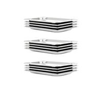 12x Récipients Gastronorm GN 1/3 Plaque de Cuisson Plateau de Service Plateau Empilable Restaurant Maison Cuisine Hôtel Intérieur 20 mm Inox